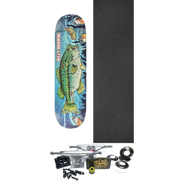 All I Need Skateboards X Narragansett Beer Dive Bar Skateboard Deck - 8.3" x 32" - Complete Skateboard Bundle